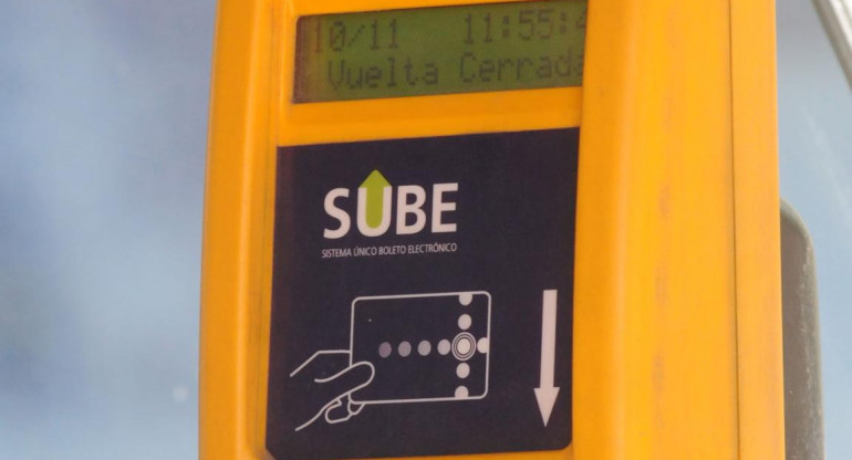 Tarjeta SUBE, transporte público, NA