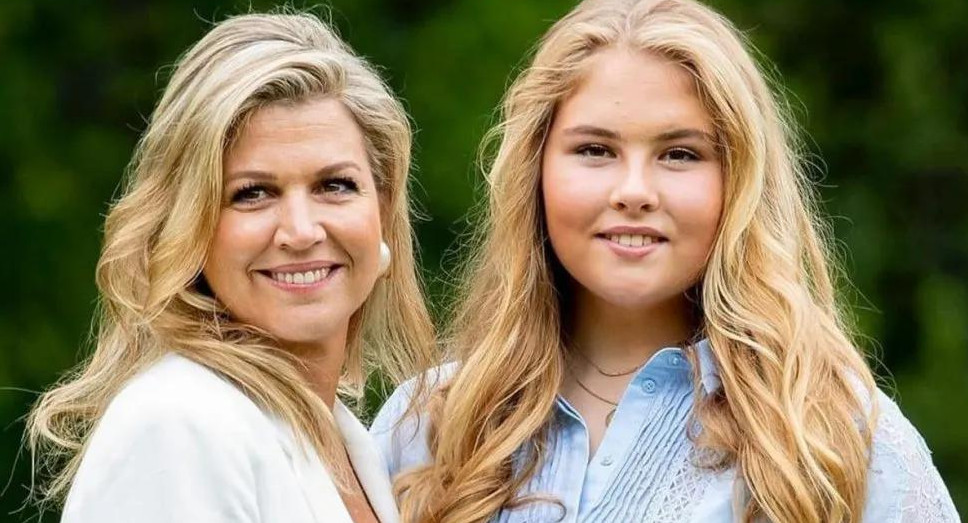 Máxima Zorreguieta y su hija Amalia.