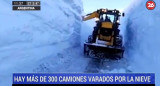 Nevadas en la Patagonia, Neuquén, video Canal 26