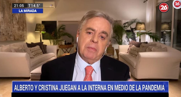 Roberto García, editorial en La Mirada, Canal 26