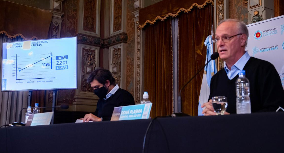 Carlos Bianco, Jefe de Gabinete de la Provincia de Buenos Aires, coronavirus, NA