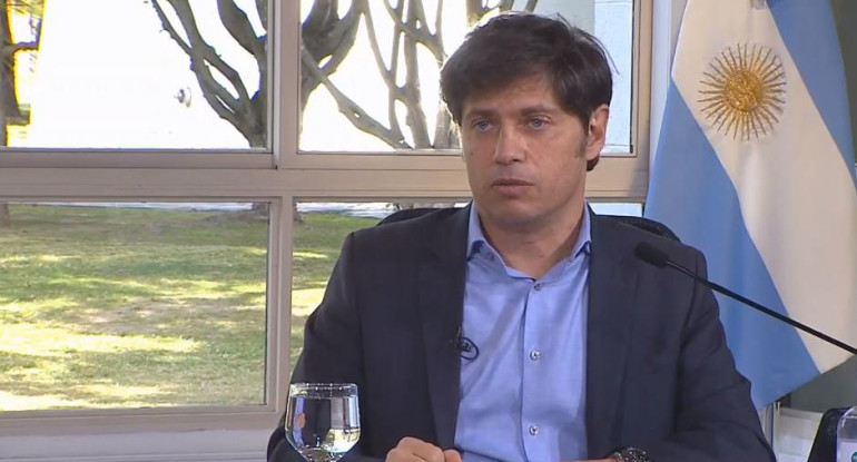 Axel Kicillof, anuncio de cuarentena de agosto, YouTube