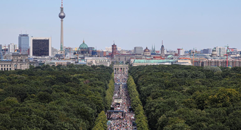 Marcha en Berlín, coronavirus en Alemania, REUTERS