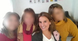 María Marta con sus amigas en Neuquén