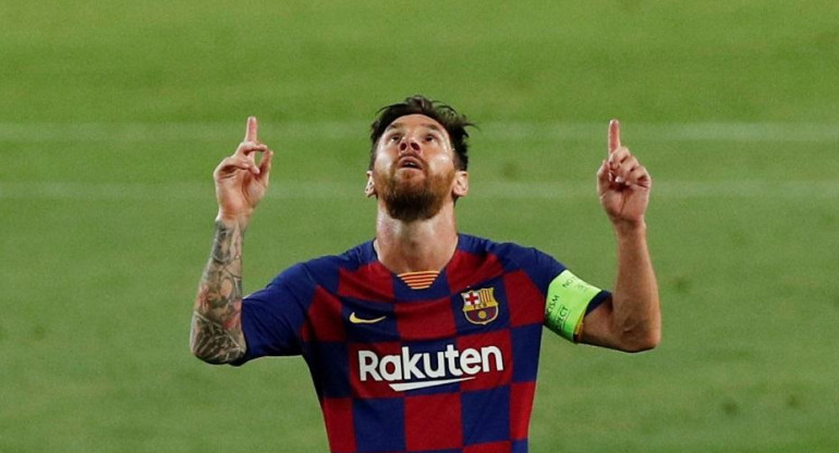 Gol de Messi, Barcelona vs. Nápoli, Champions League, Reuters	