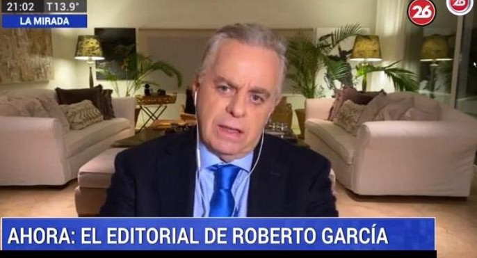 Editorial de Roberto García, La Mirada, Canal 26 