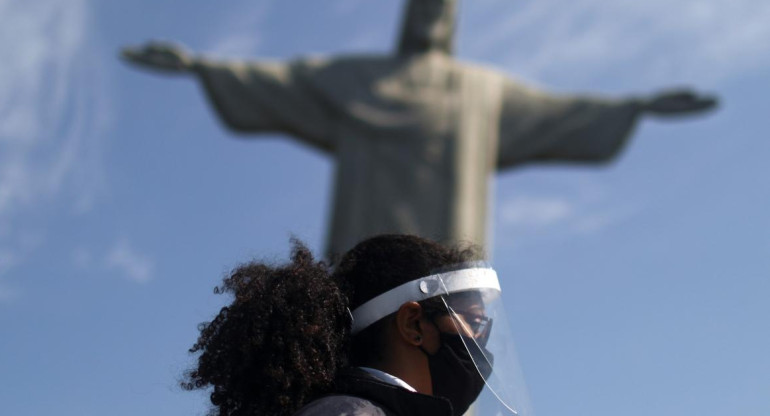 Cristo Redentor, Brasil, coronavirus, REUTERS