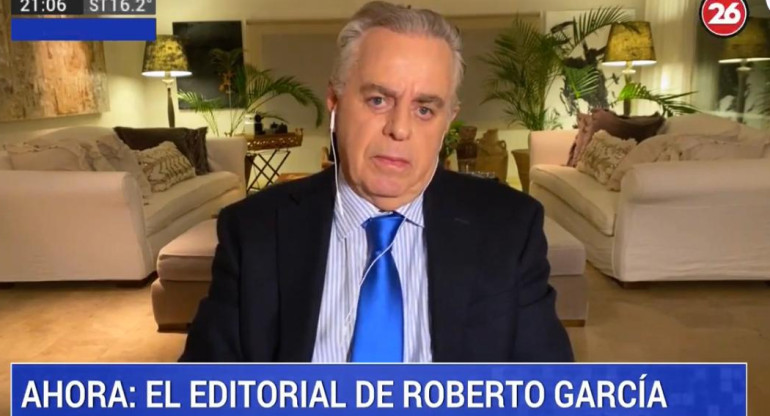 Editorial de Roberto García, CANAL 26
