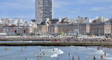 Mar del Plata, temporada de verano, Agencia NA