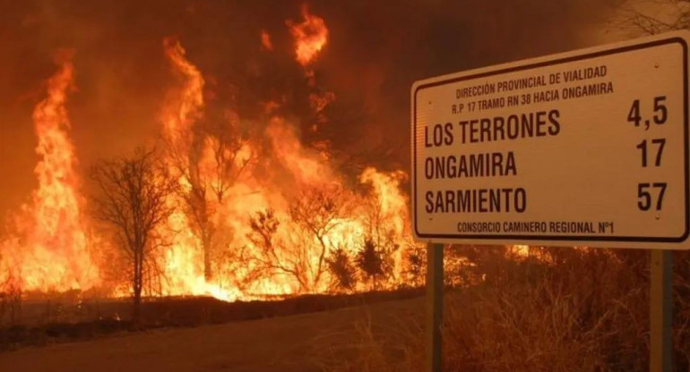 Incendios forestales en Argentina, NA