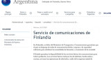 Comunicado, Servicio de comunicaciones de Finlandia