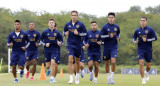 Entrenamiento del plantel de Boca