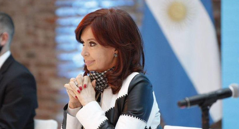 La vicepresidenta Cristina Kirchner, Agencia NA