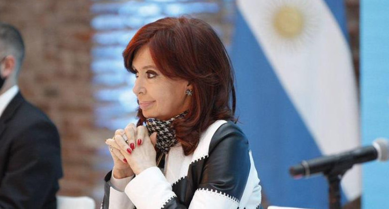 La vicepresidenta Cristina Kirchner, Agencia NA