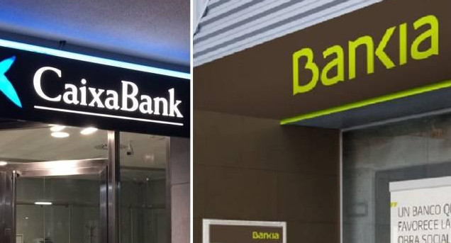 Caixabank y Bankia, bancos de España