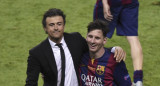 Luis Enrique y Lionel Messi, Barcelona, Agencia NA