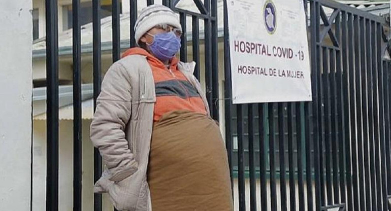 Mujer embarazada en Bolivia