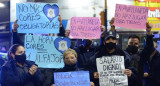 Protesta de la Policía Bonaerense junto a sus familias