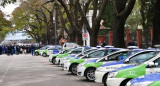 Protesta de la policía bonaerense frente a Quinta de Olivos