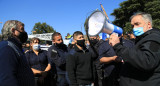 Protesta de la Policía Bonaerense junto a sus familias