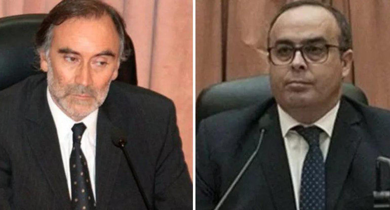 Leopoldo Bruglia y Pablo Bertuzzi, jueces desplazados
