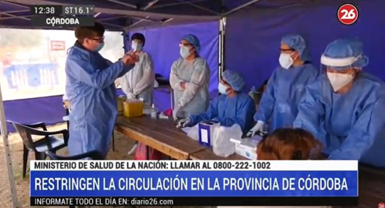 Coronavirus en Córdoba, restringen desde este lunes circulación nocturna en 44 localidades, CANAL 26