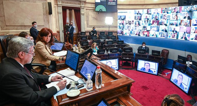 Senado de la Nación, Cámara de Senadores, Cristina Kirchner, Congreso, NA