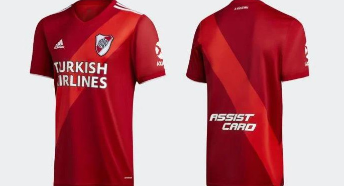 Nueva camiseta suplente de River Plate, lanzada 28 de septiembre de 2020