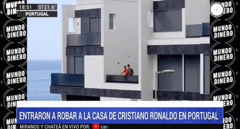 Robo en la casa de Cristiano Ronaldo, CANAL 26