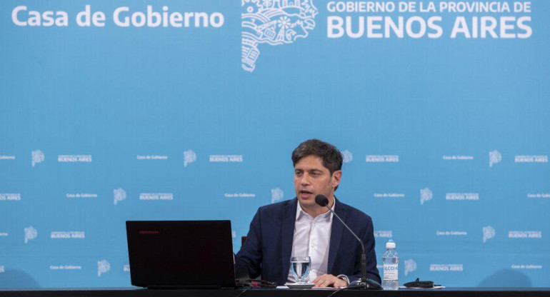 El anuncio del gobernador de la provincia de Buenos Aires, Axel Kicillof que flexibiliza la cuarentena en su distrito