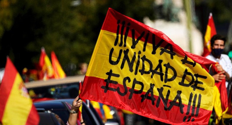 Protestas en España, coronavirus, REUTERS