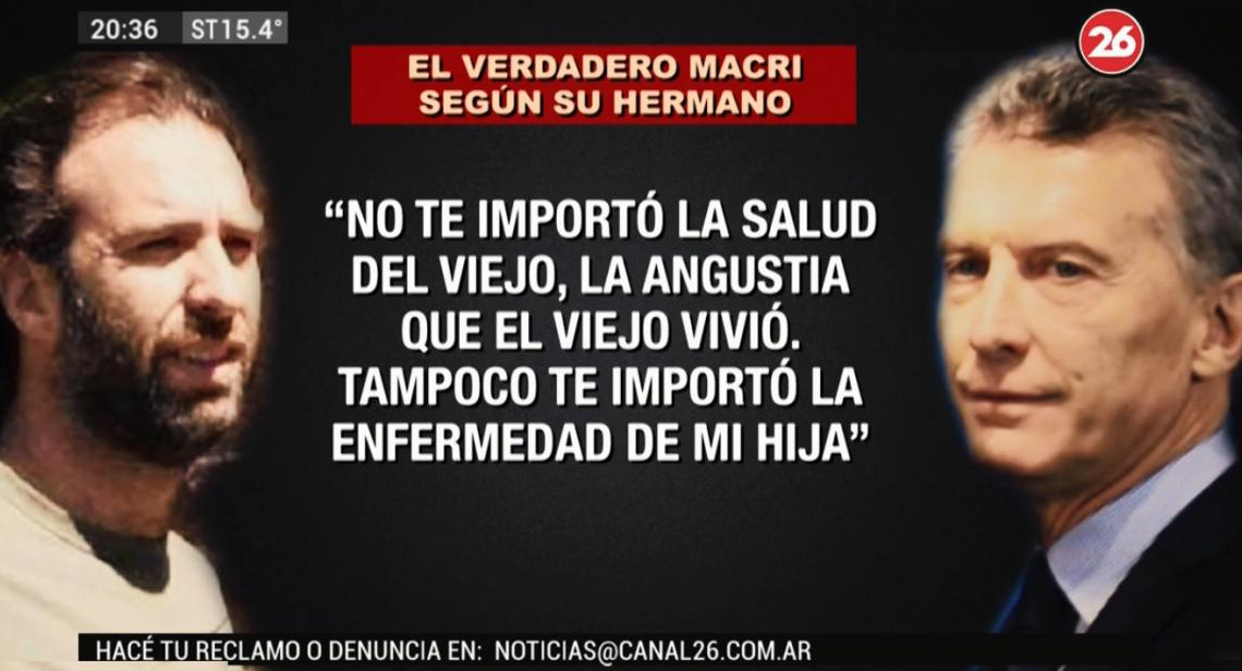 El verdadero Macri, según su hermano, el libro de Santiago O Donell de Mariano Macri contra Mauricio Macri
