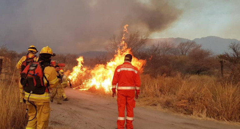 Incendios forestales en Córdoba, NA