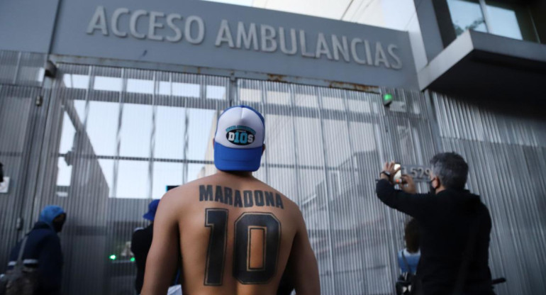 Diego Armando Maradona, traslado para operación por hematoma subdural crónico, NA