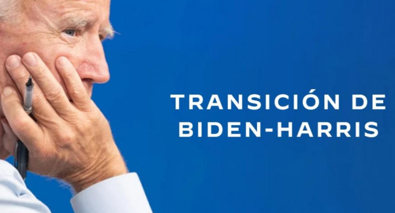 Web transición Biden - Trump