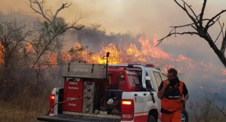 Incendios forestales en Jujuy, NA