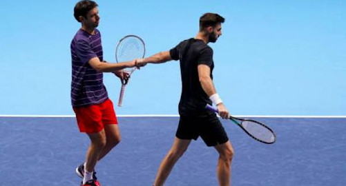 Horacio Zeballos y Marcel Granollers en ATP de dobles de Londres