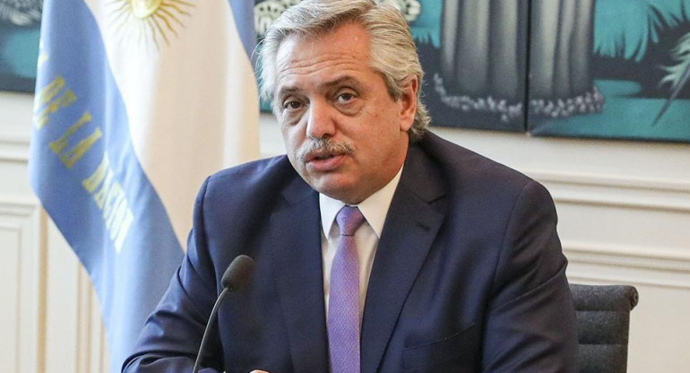 Alberto Fernández, presidente de La Nación