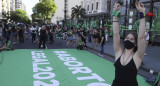 Partidarios del proyecto de ley de aborto legal frente al Congreso, NA