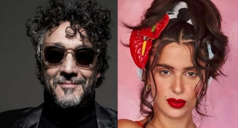 Nathy Peluso y Fito Paéz en los Latín Grammy