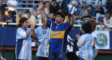 Maradona despedida en la cancha de Boca