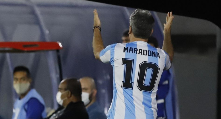 Renato Gaúcho, Copa Libertadores, homenaje a Diego Maradona, Foto Reuters