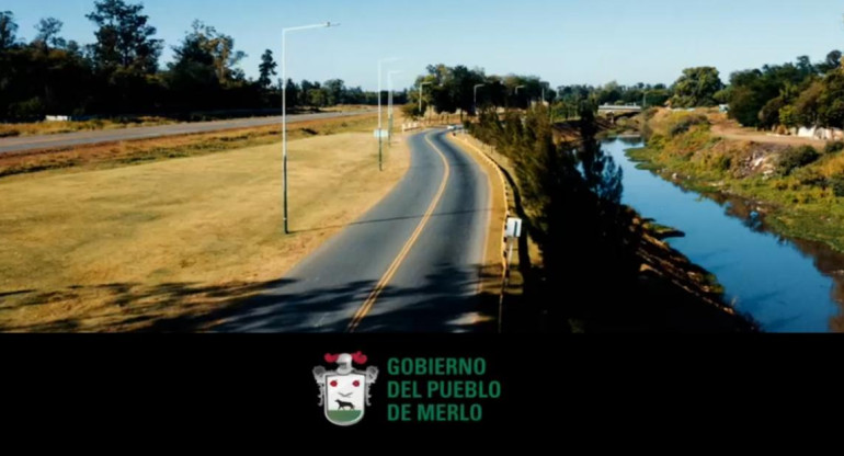 Camino Diego Armando Maradona, Municipio de Merlo