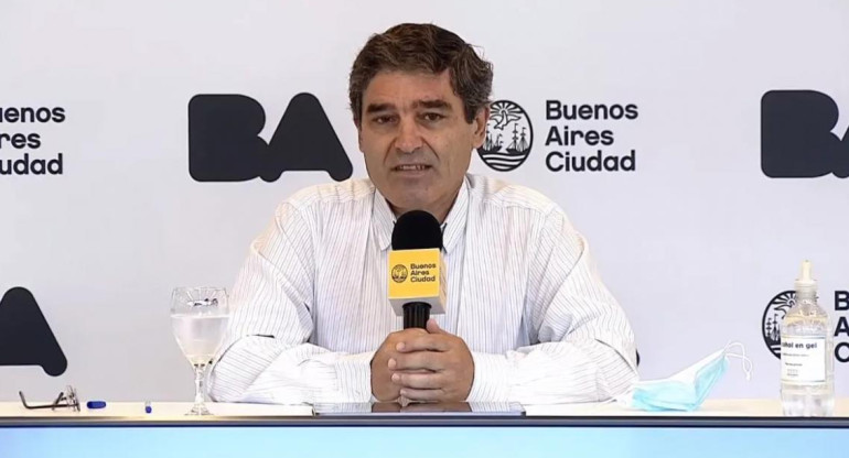 El ministro de Salud porteño, Fernán Quirós, Captura YouTube