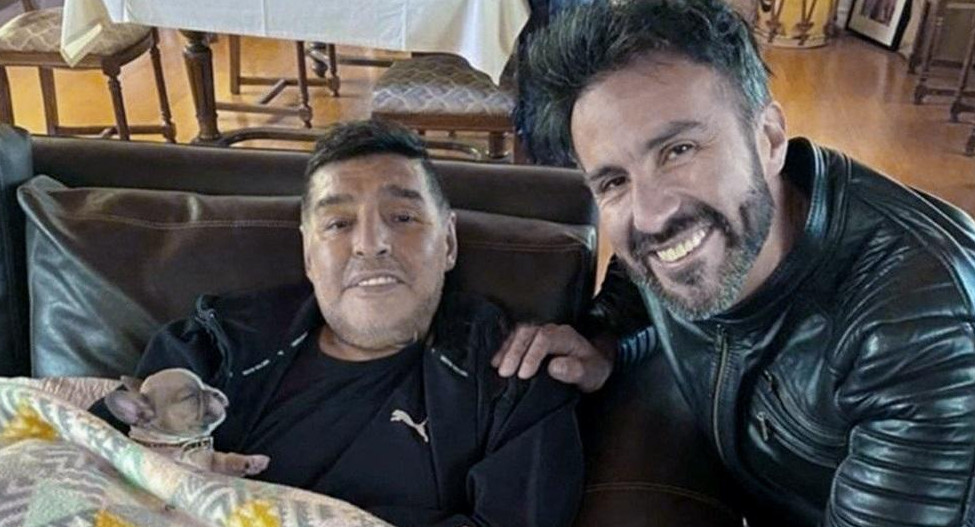 Diego Maradona y Leopoldo Luque