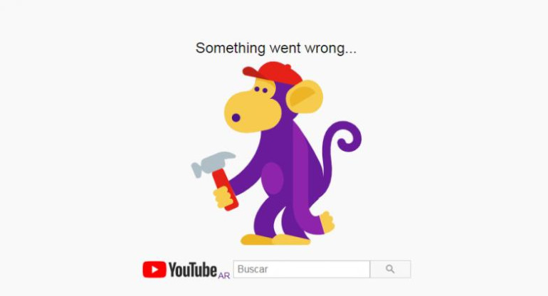 Caída de YouTube