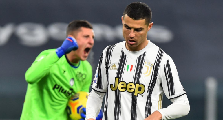 Penal fallado por Cristiano Ronaldo en la Juventus ante Atalanta, REUTERS