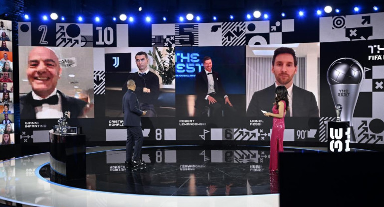 Premios The Best de FIFA con Messi, REUTERS