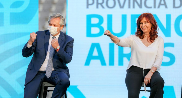 Alberto Fernández y Cristina Fernández de Kirchner, AGENCIA NA