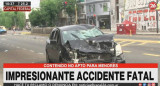 Tragedia en Navidad, auto embistió a moto donde iban tres mujeres, murió una de ellas, Canal 26